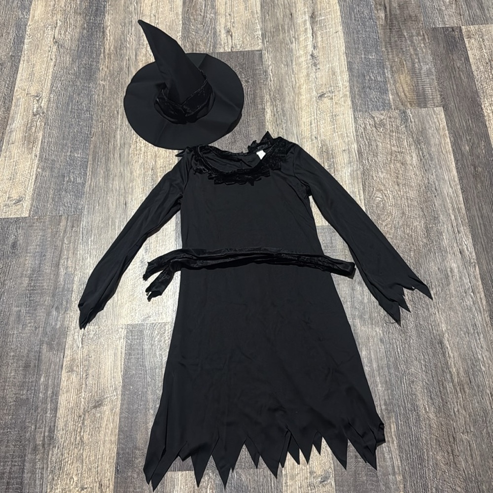 Little Witch Classic Costume Girls Kids Size Large 12-14 - Picture 2 of 8